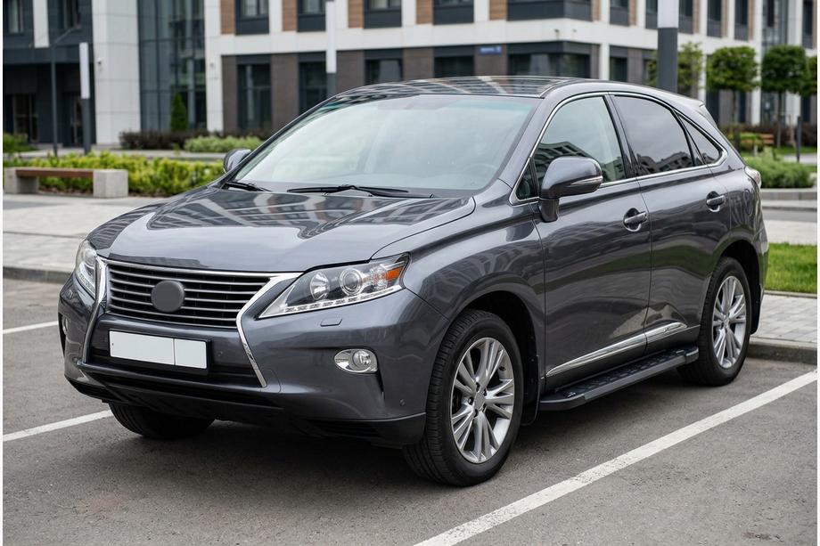 Lexus RX 2009-2015 Progi Boczné RedLine Black (2 szt, Aluminium) Image