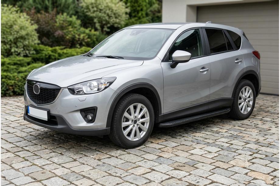 Mazda CX-5 2012-2017 Progi Boczné Tayga Black (2 szt., Aluminium) Image
