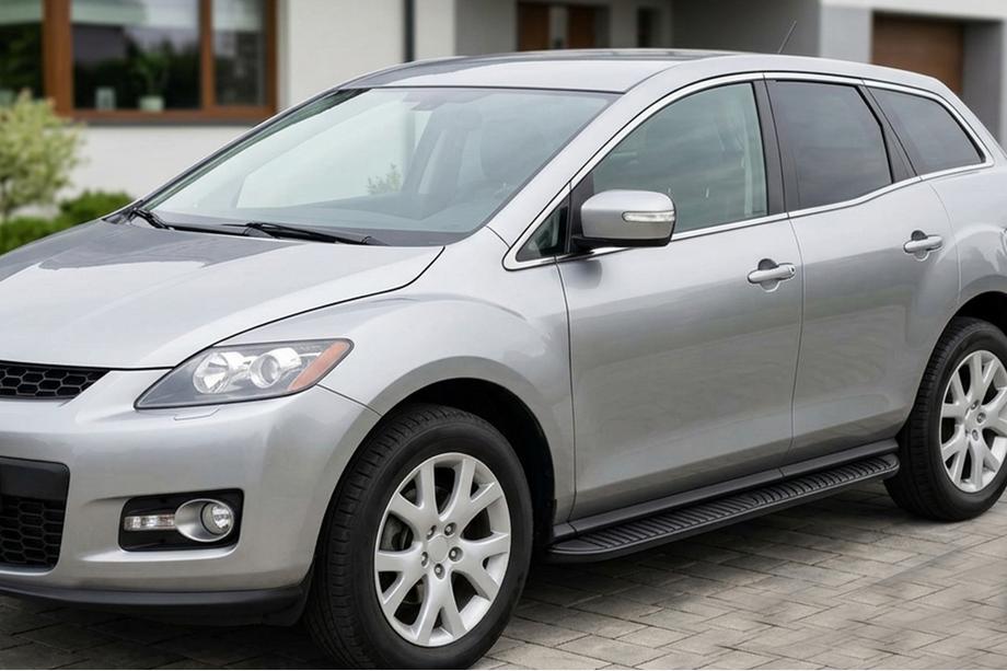 Mazda CX-7 2006-2012 Progi Boczné Tayga Black (2 szt., Aluminium) Image