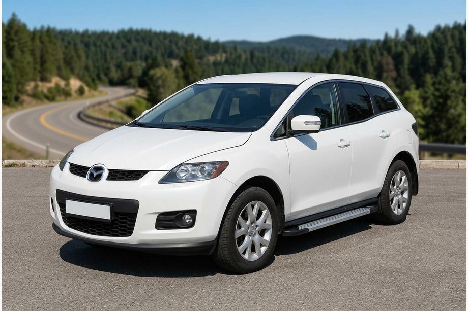 Mazda CX-7 2006-2012 Progi Boczné New Vision Grey (2 szt., Aluminium) Image