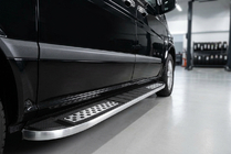 Mercedes Vito W639 2004-2014 Progi Boczné Tayga V2 (2 szt., Aluminium) Krótka i Średnia zdjęcia 1