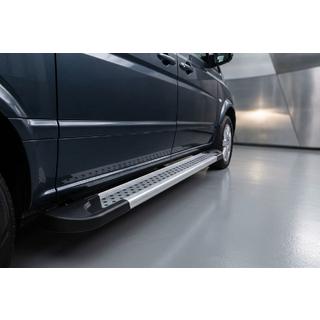 Progi Boczné New Vision Grey (2 szt., Aluminium) Mercedes Vito W639 2004-2014 zdjęcia 1