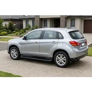 Progi Boczné Tayga Black (2 szt., Aluminium) Mitsubishi ASX 2010-2023 zdjęcia 1