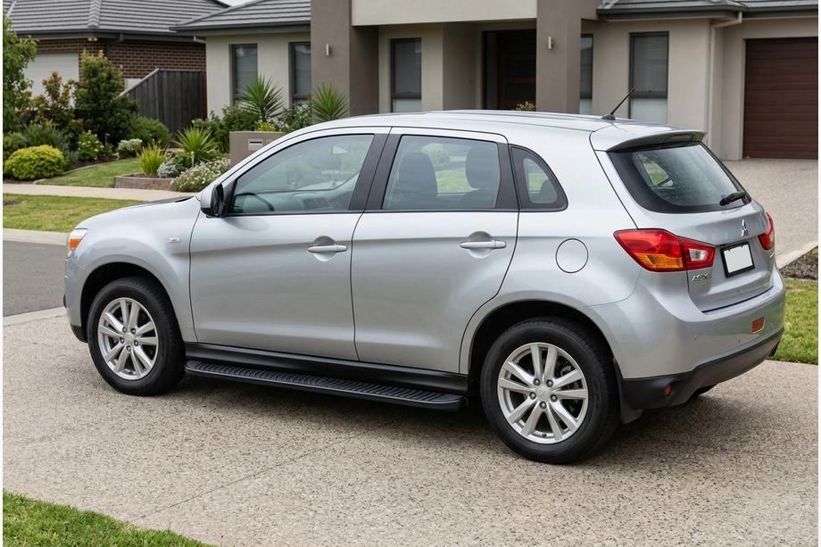 Mitsubishi ASX 2010-2023 Progi Boczné Tayga Black (2 szt., Aluminium) Image