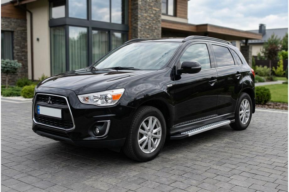 Mitsubishi ASX 2010-2023 Progi Boczné New Vision Grey (2 szt., Aluminium) Image