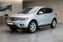 Nissan Murano 2008-2014 Progi Boczne BlackLine (2 szt., aluminium) zdjęcia 1