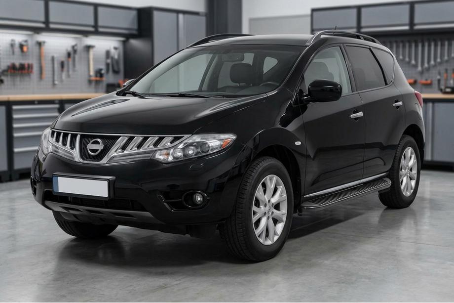 Nissan Murano 2008-2014 Progi Boczné Tayga Black (2 szt., Aluminium) Image