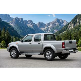 Progi Boczné New Vision Grey (2 szt., Aluminium) Nissan NP300 1999-2015 zdjęcia 1