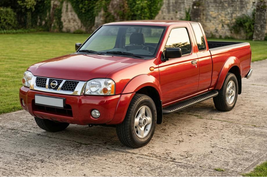 Nissan NP300 1999-2015 Progi Boczné Tayga Black (2 szt., Aluminium) Image