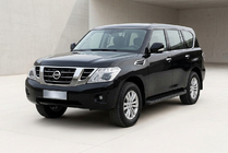 Nissan Patrol Y62 2010-2024 Progi Boczné Tayga Black (2 szt., Aluminium) zdjęcia 1