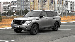 Nissan Patrol Y62 2010-2024 Progi Boczné New Vision Grey (2 szt., Aluminium) zdjęcia 9