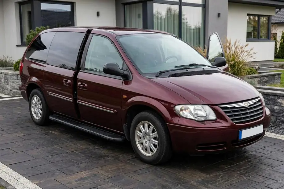 Chrysler Voyager 2001-2007 Progi Boczné Bosphorus Black (2 szt., Aluminium) Image