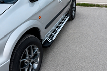 Chrysler Voyager 2001-2007 Progi Boczné Sunrise (2 szt., Aluminium) zdjęcia 3