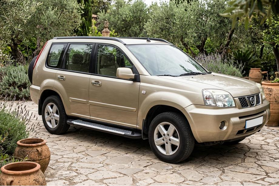 Nissan X-trail T30 2002-2007 Progi Boczné Line (2 szt., Aluminium) Image