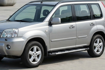 Nissan X-trail T30 2002-2007 Progi Boczne Sunrise (2 szt., Aluminium) zdjęcia 1