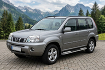 Nissan X-trail T30 2002-2007 Progi Boczné Tayga V2 (2 szt., Aluminium) zdjęcia 1