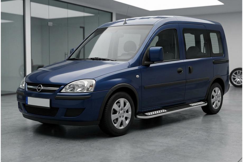 Opel Combo 2002–2012 Progi Boczné Tayga V2 (2 szt., Aluminium) Image