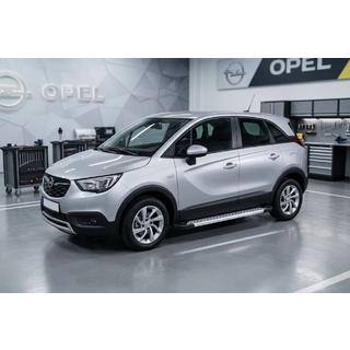 Progi Boczné New Vision Grey (2 szt., Aluminium) Opel Crossland X 2017-2024 zdjęcia 1