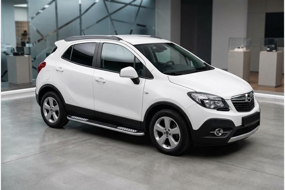 Opel Mokka 2012-2021 Progi Boczné Tayga V2 (2 szt., Aluminium) Image