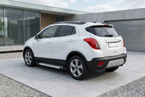 Opel Mokka 2012-2021 Progi Boczné New Vision Grey (2 szt., Aluminium) zdjęcia 1