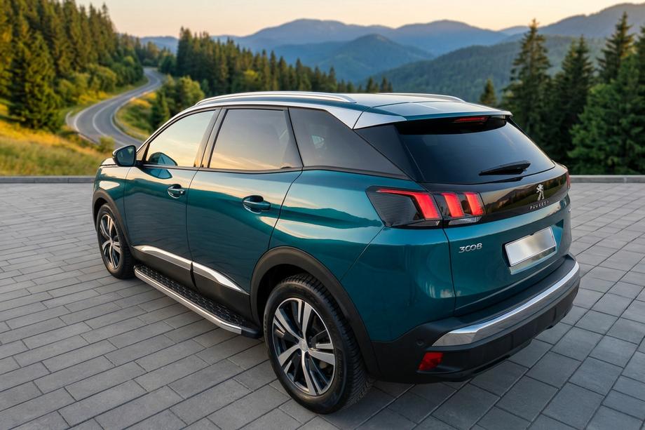 Peugeot 3008 2016-2023 Progi Boczne BlackLine (2 szt, Aluminium) Image