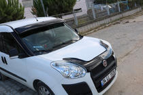 Opel Combo 2012-2018 Daszek na przednia szybe (czarny polysk, 5mm) zdjęcia 13