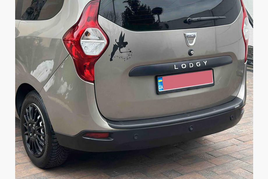 Renault Lodgy 2013-2022 Nakładka na tylny zderzak EuroCap (ABS) Zdjęcia 2
