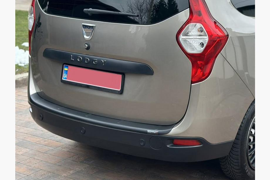 Renault Lodgy 2013-2022 Nakładka na tylny zderzak EuroCap (ABS) Zdjęcia 3