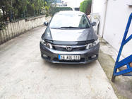 Honda Civic Sedan IX 2011-2016 Deflektor maski (EuroCap) zdjęcia 11
