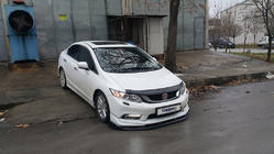 Honda Civic Sedan IX 2011-2016 Deflektor maski (EuroCap) zdjęcia 12