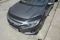Honda Civic Sedan X 2016-2021 Deflektor maski (EuroCap) zdjęcia 3