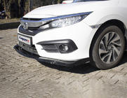 Honda Civic Sedan X 2016-2021 Lotka przedniego zderzaka V1 (czarna) zdjęcia 2