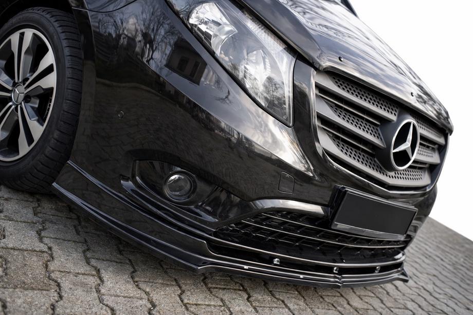 Mercedes Vito/V-class W447 2014- Przedni splitter EuroCap (czarny) Zdjęcia 2