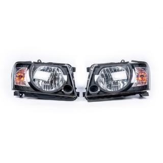 Reflektory Przednie Safari Black (2004-2008, 2szt) Nissan Patrol Y61 1997-2011 zdjęcia 2