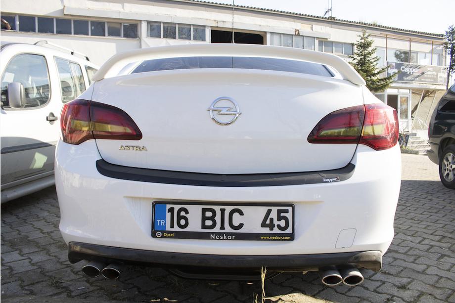 Opel Astra J 2009-2015 Nakładka na Tylny Zderzak EuroCap (Sedan, ABS) Zdjęcia 2
