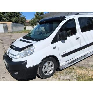 Daszek na szybę przednią (czarny połysk, 5mm) Citroen Jumpy 2007–2017 zdjęcia 2