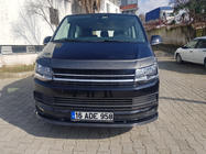 Volkswagen T6 2015-2024 Przedni splitter carbon look 2015-2018 (ABS) zdjęcia 3