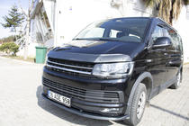Volkswagen T6 2015-2024 Przedni splitter carbon look 2015-2018 (ABS) zdjęcia 8