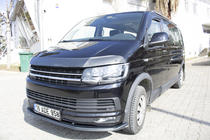 Volkswagen T6 2015-2024 Przedni splitter carbon look 2015-2018 (ABS) zdjęcia 9