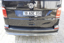 Volkswagen T6 2015-2024 Tylny spoiler nakładka w stylu karbonu (ABS) zdjęcia 9