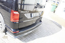 Volkswagen T6 2015-2024 Tylny spoiler nakładka w stylu karbonu (ABS) zdjęcia 4