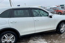 Porsche Cayenne 2010-2017 Deflektory szyb z listwą chromowaną (4 szt, HIC) zdjęcia 7