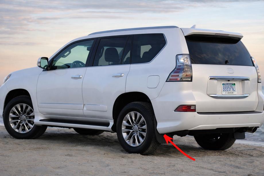 Lexus GX460 2009-2023 Premium tylne chlapacze (2 szt., 2013+) Image