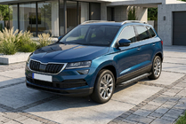 Skoda Karoq 2018- Progi Boczne New Vision Black (2 szt., Aluminium) zdjęcia 1