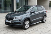 Skoda Karoq 2018- Progi Boczné New Vision Grey (2 szt., Aluminium) zdjęcia 1