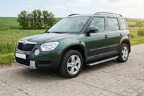Skoda Yeti 2009-2017 Progi Boczné BlackLine (2 szt., Aluminium) zdjęcia 1