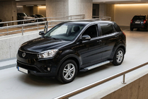 SsangYong Korando 2010-2019 Progi Boczné New Vision Grey (2 szt., Aluminium) zdjęcia 1