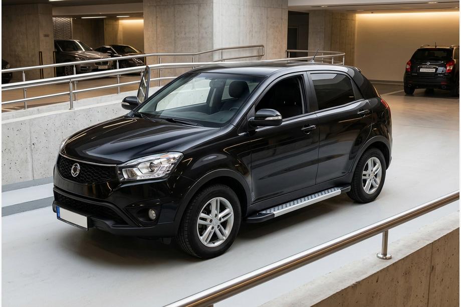 SsangYong Korando 2010-2019 Progi Boczné New Vision Grey (2 szt., Aluminium) Image