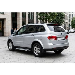 Progi Boczné New Vision Grey (2 szt., Aluminium) SsangYong Kyron 2005-2014 zdjęcia 1