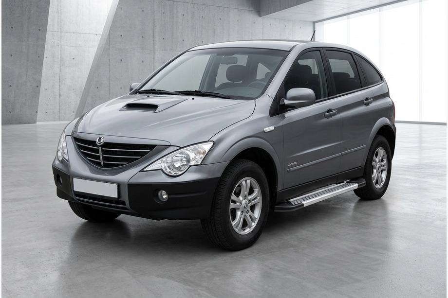 SsangYong Action 2005-2018 Progi Boczné New Vision Grey (2 szt., Aluminium) Image
